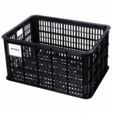 Gerecyclede fietskrat Basil Crate L 40.0 liter 39 x 49 x 26 cm - black